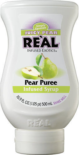 Juicy Pear Reàl Infused Exotics, 16.9 FL OZ Squeezable Bottle