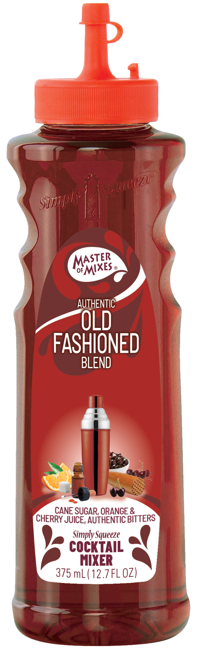 Master of Mixes Cocktail Essentials, Old Fashioned, 375 ml Squeeze Bottle