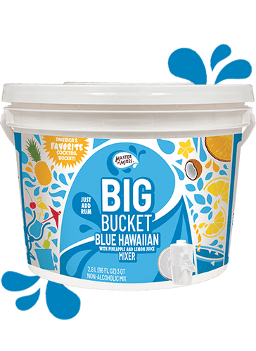 Master of Mixes BigBucket Blue Hawaiian Mixer