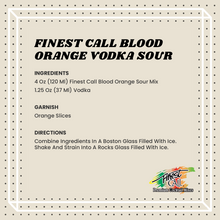 Finest Call Premium Blood Orange Sour Drink Mix