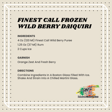 Finest Call Premium Wild Berry Puree Drink Mix