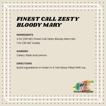 Finest Call Premium Zesty Bloody Mary Drink Mix