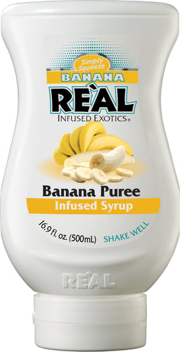 Banana Reàl Infused Exotics, 16.9 FL OZ Squeezable Bottle