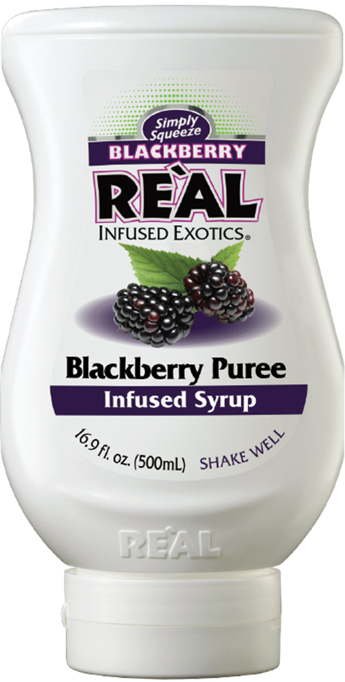 Reàl Infused Exotics, Blackberry Reàl, 16.9 FL OZ Squeezable Bottle