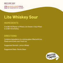 Master of Mixes Sweet N' Sour Lite Drink Mixer