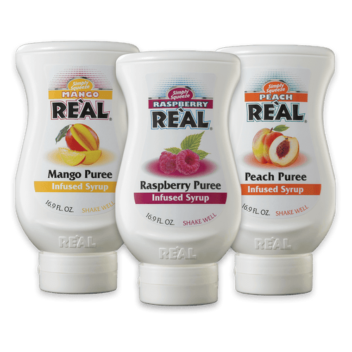 Reàl Infused Exotics Fruit Infused Tea Flavoring Syrup Variety Pack