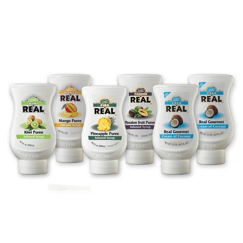 Reàl Infused Exotics Fruit Infused Tropical Flavoring Syrup Variety Pack
