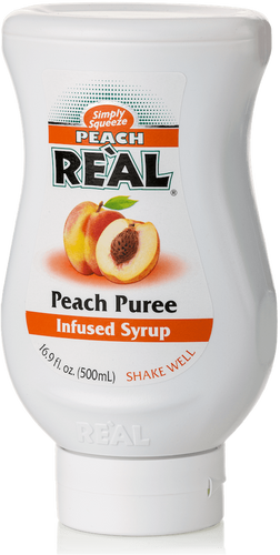 Peach Reàl Infused Exotics, 16.9 FL OZ Squeezable Bottle