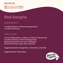 Master of Mixes Red Sangria Drink Mixer