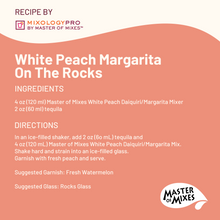 Master of Mixes White Peach Daiquiri / Margarita Drink Mixer