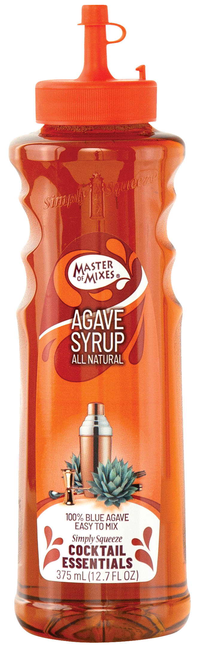 Master of Mixes Cocktail Essentials Agave Nectar, 375 ml Squeeze Bottle