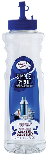 Master of Mixes Cocktail Essentials Simple Syrup, 375 ml Squeeze Bottle