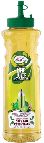 Master of Mixes Cocktail Essentials, Sweetened Lime Juice, 375 ml Squeeze Bottle